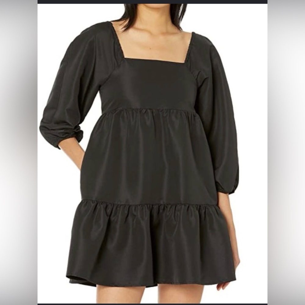 Levi's Dolci Tiered Puff-Sleeve Babydoll Dress 2x NWT